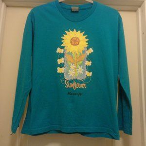 SUNFLOWER MISSISSIPPI TEE BLOUSE M